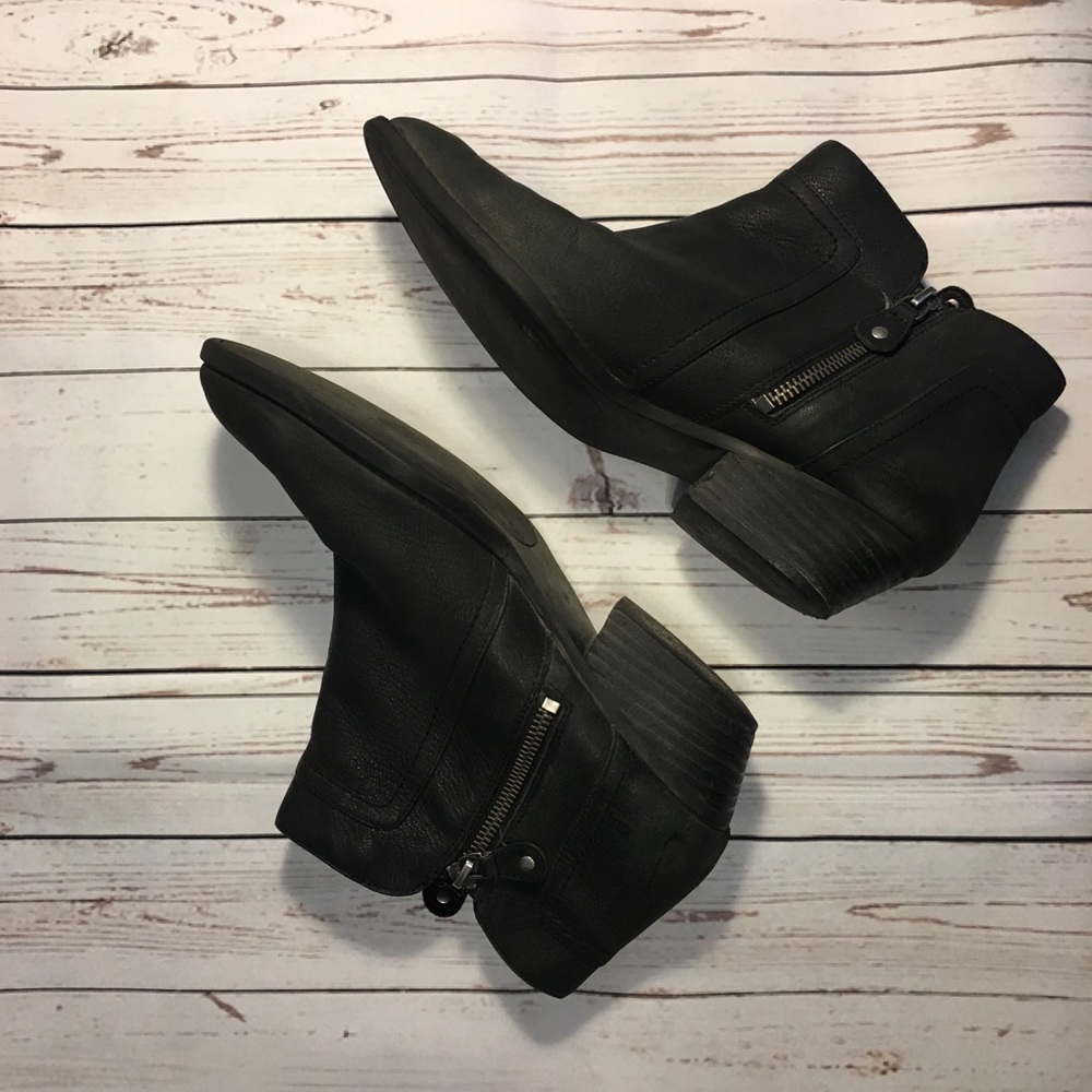 Nine West double zipper ankle boots